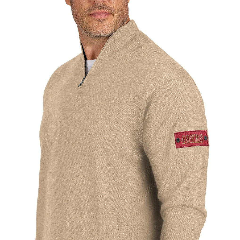 San Francisco 49ers J. Palmer Franchise Quarter-Zip Sweater | NFL New