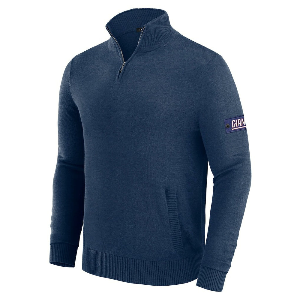 New York Giants J. Palmer Franchise Quarter-Zip Sweater | NFL Outlet
