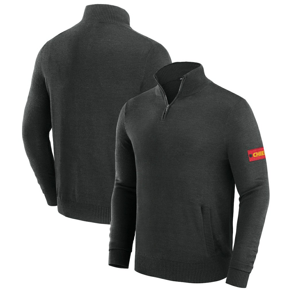 Kansas City Chiefs J. Palmer Franchise Quarter-Zip Sweater | NFL Online