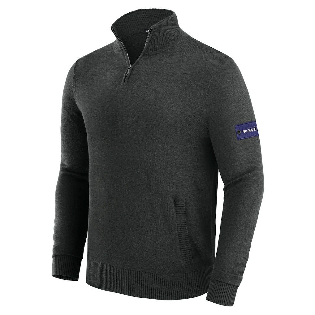 Baltimore Ravens J. Palmer Franchise Quarter-Zip Sweater | NFL Discount