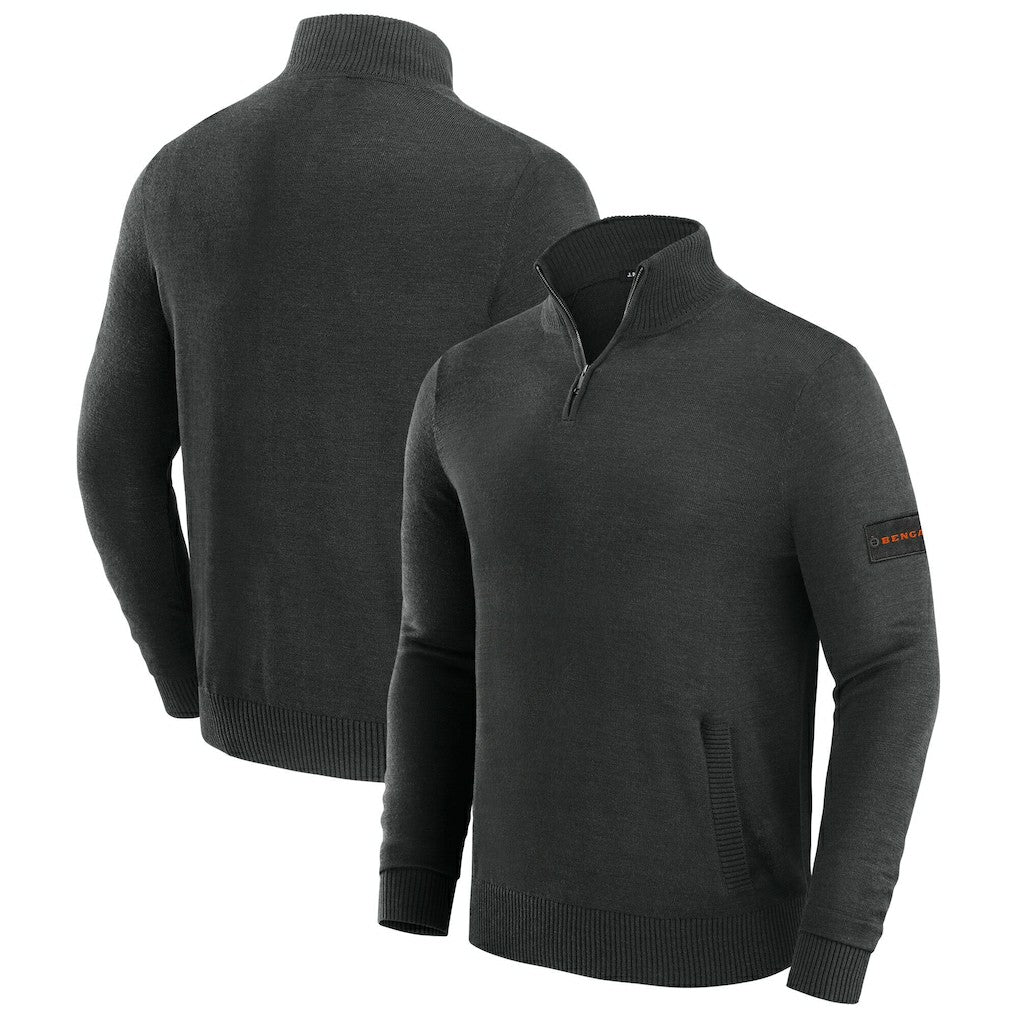 Cincinnati Bengals J. Palmer Franchise Quarter-Zip Sweater | NFL Discount