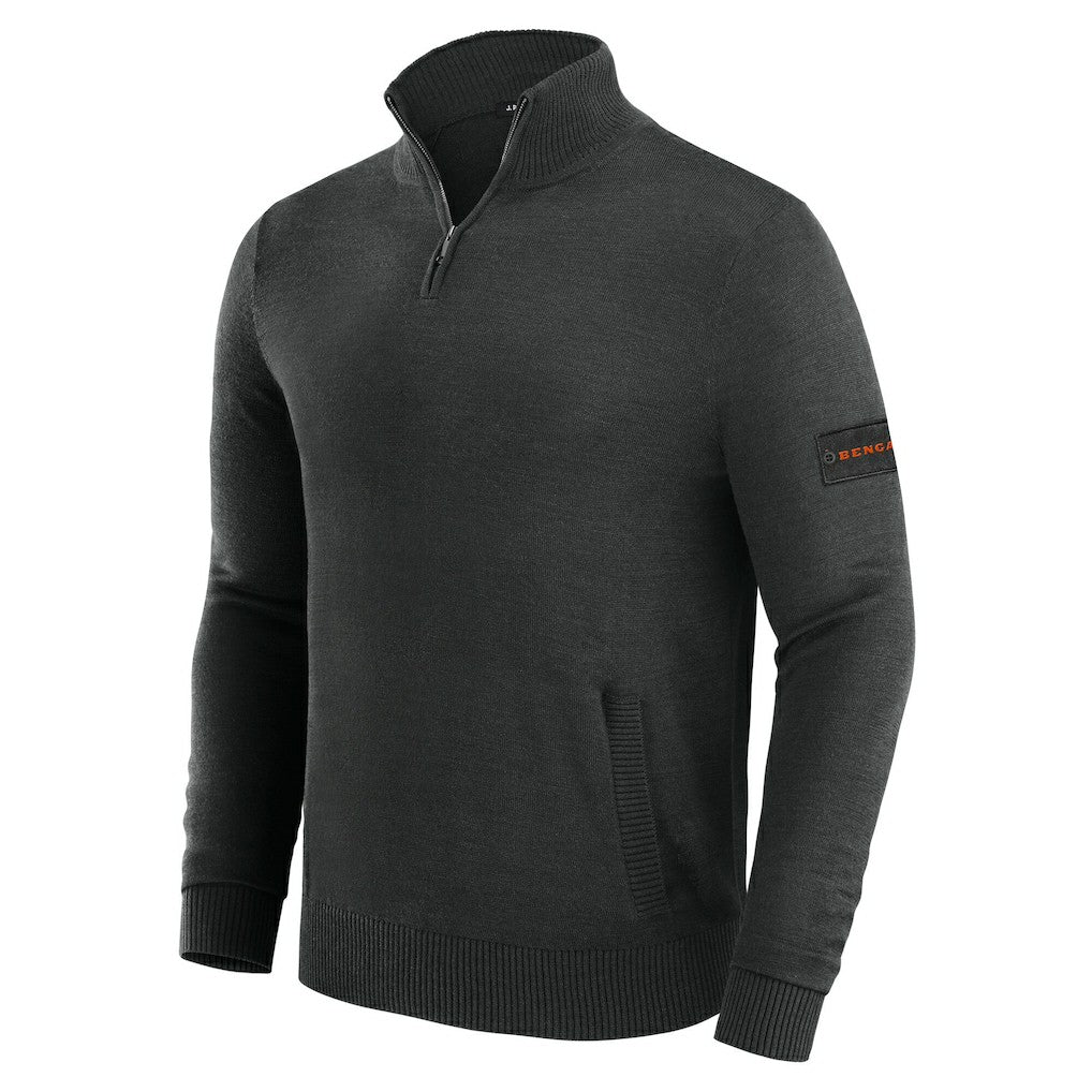 Cincinnati Bengals J. Palmer Franchise Quarter-Zip Sweater | NFL Discount