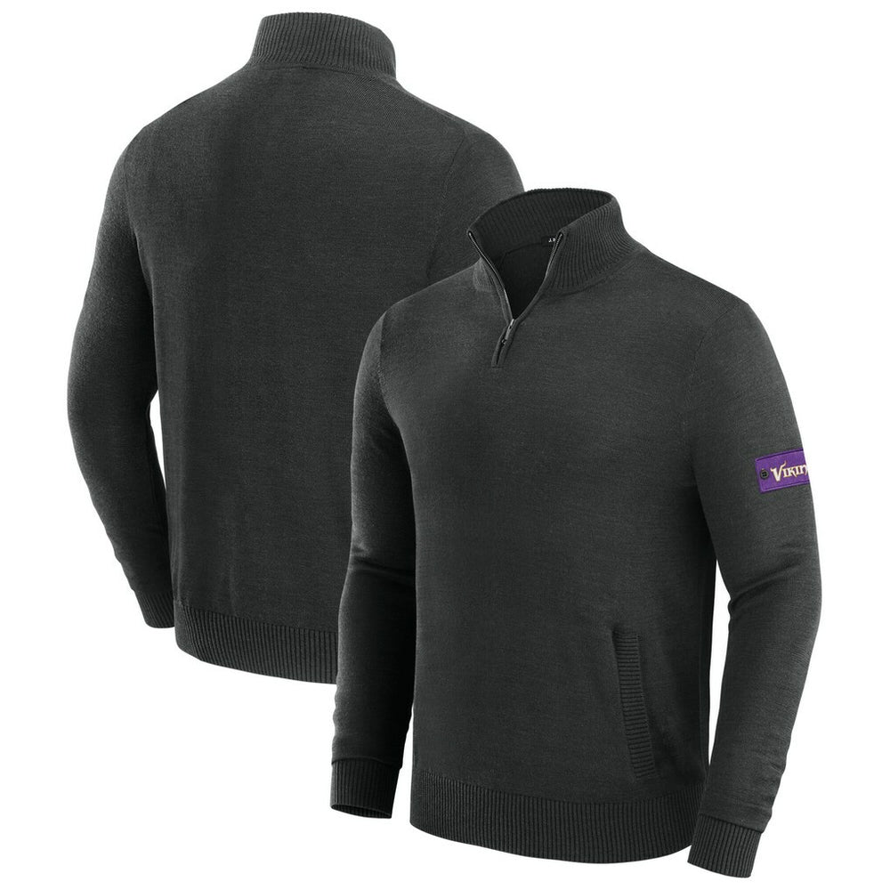 Minnesota Vikings J. Palmer Franchise Quarter-Zip Sweater | NFL Hot