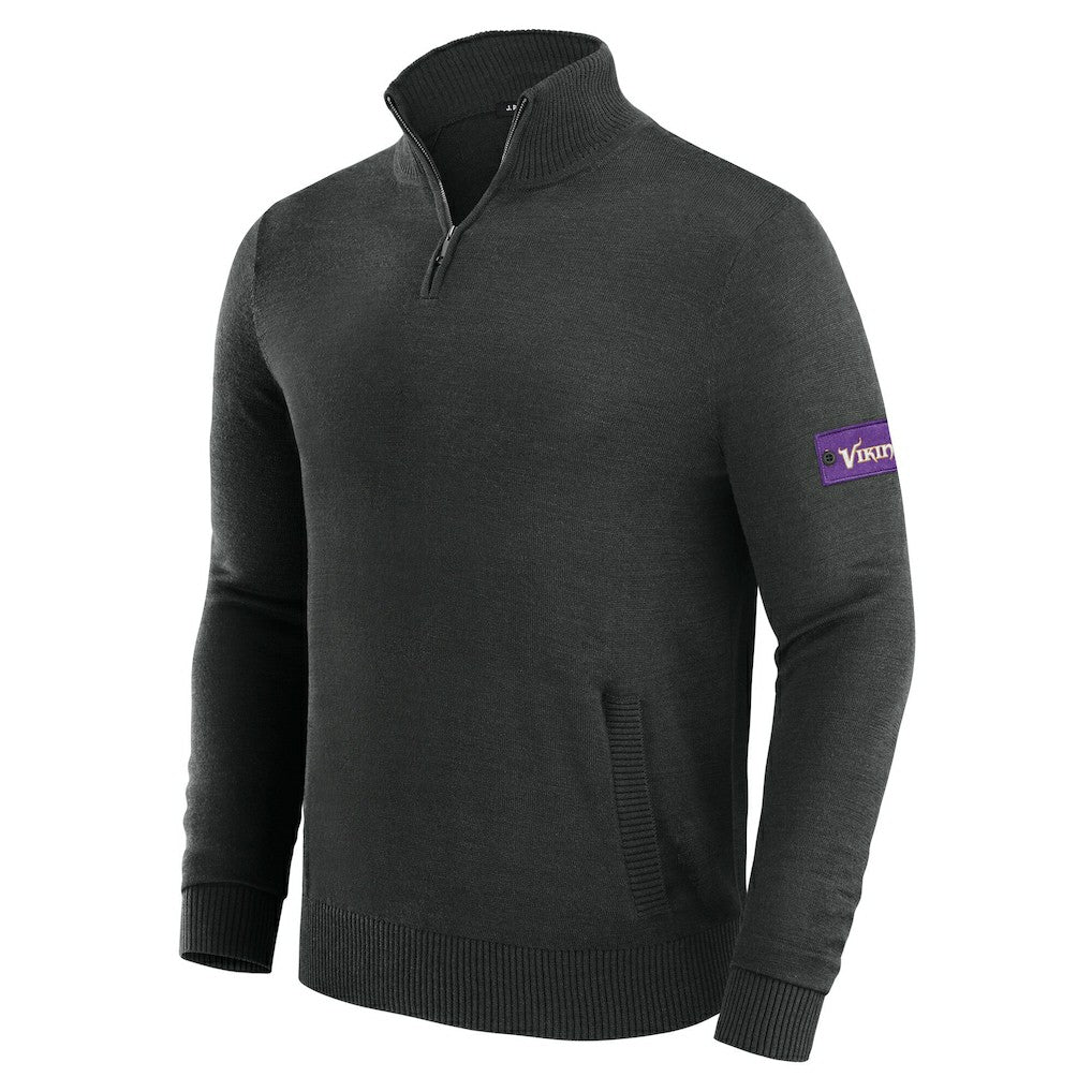Minnesota Vikings J. Palmer Franchise Quarter-Zip Sweater | NFL Hot