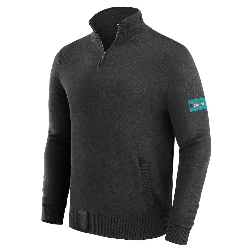 Miami Dolphins J. Palmer Franchise Quarter-Zip Sweater | NFL US