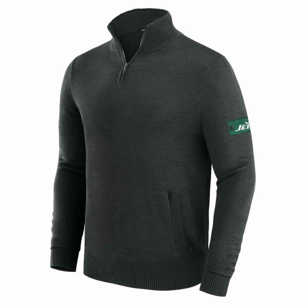 New York Jets J. Palmer Franchise Quarter-Zip Sweater | NFL Sale
