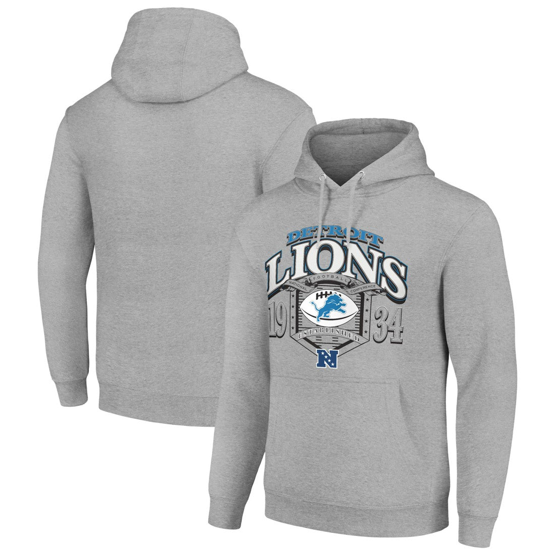 Detroit Lions Starter 80s Retro Pullover Hoodie | NFL On sale