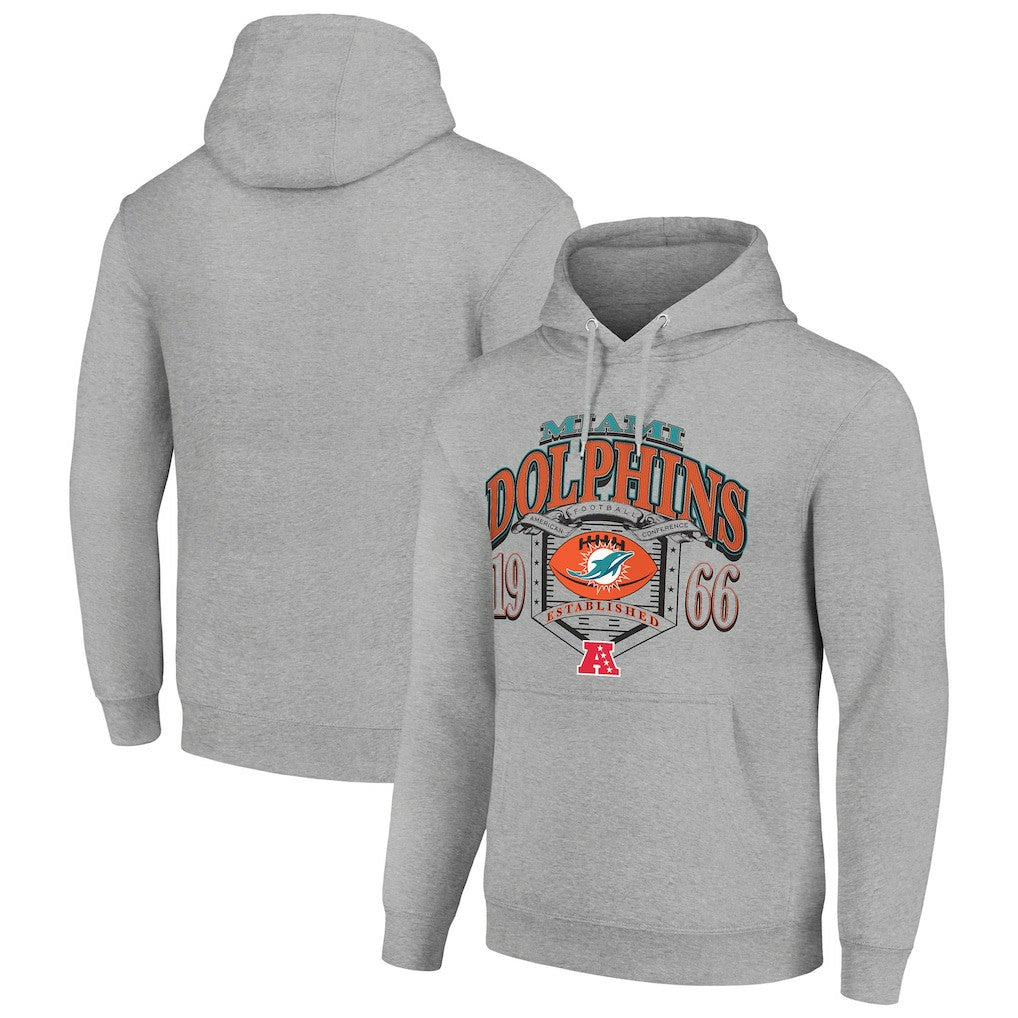 Miami Dolphins Starter 80s Retro Pullover Hoodie | NFL Online