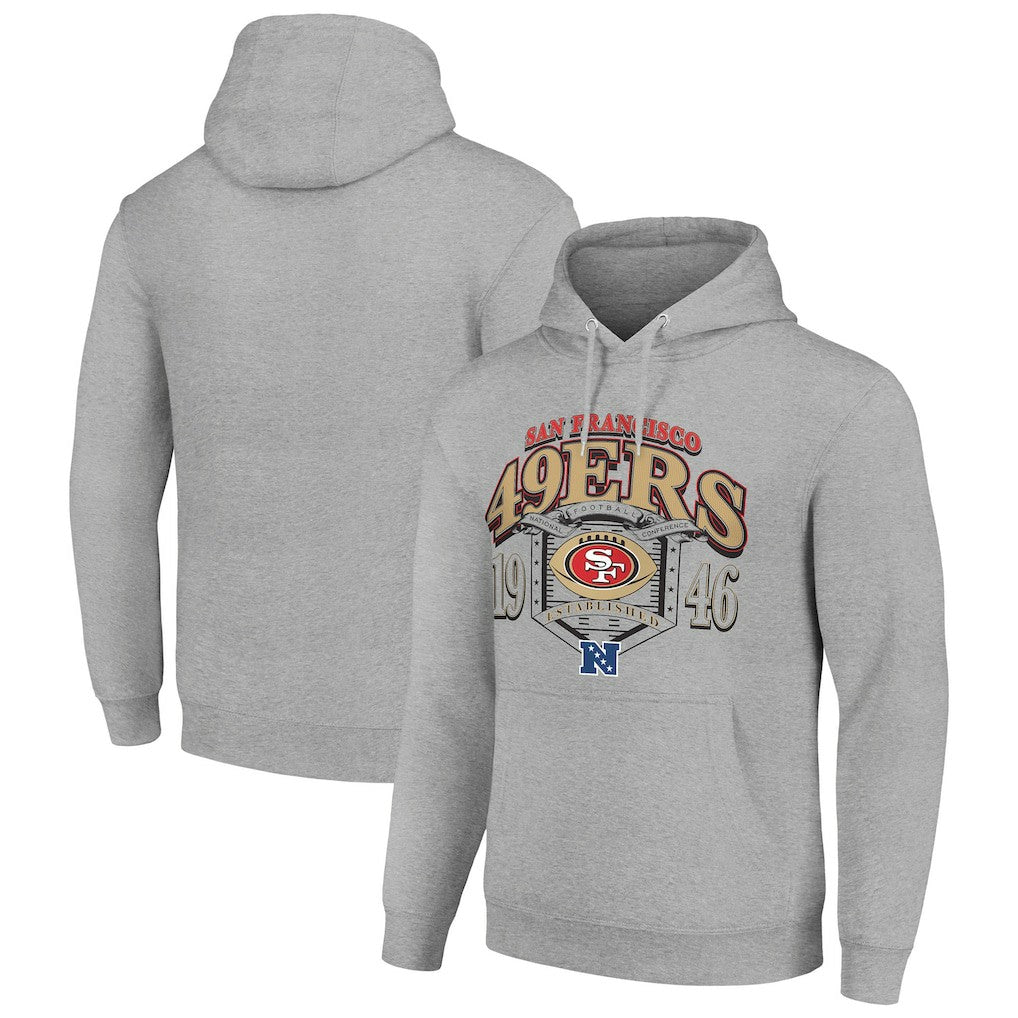 San Francisco 49ers Starter 80s Retro Pullover Hoodie | NFL Outlet