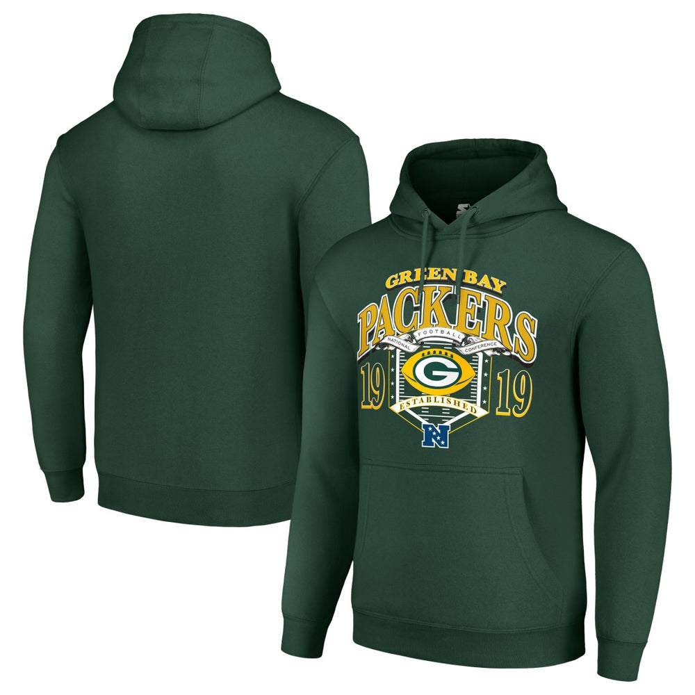 Green Bay Packers Starter 80s Retro Pullover Hoodie | NFL Online
