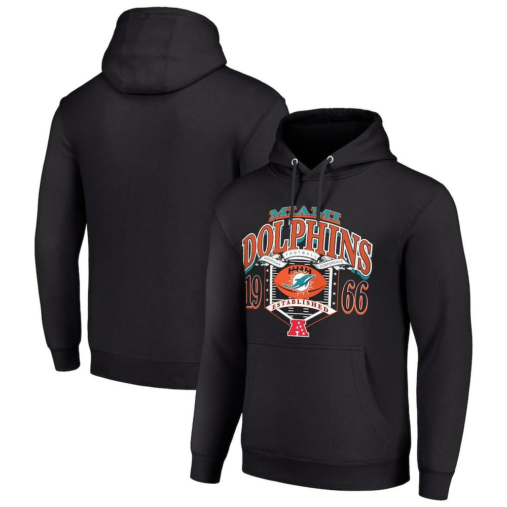 Miami Dolphins Starter 80s Retro Pullover Hoodie | NFL Online
