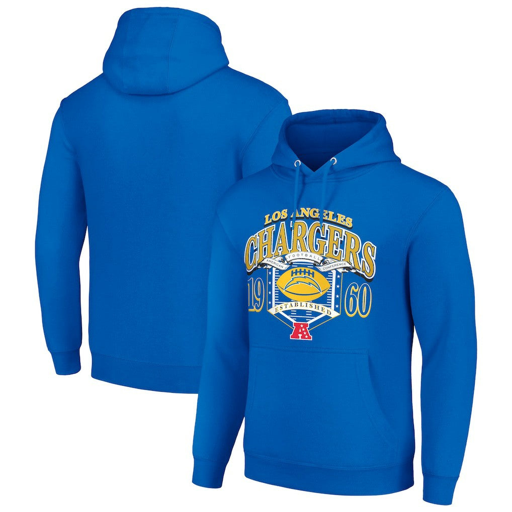 Los Angeles Chargers Starter 80s Retro Pullover Hoodie | NFL Online
