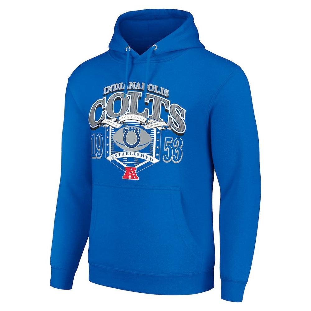 Indianapolis Colts Starter 80s Retro Pullover Hoodie | NFL Hot