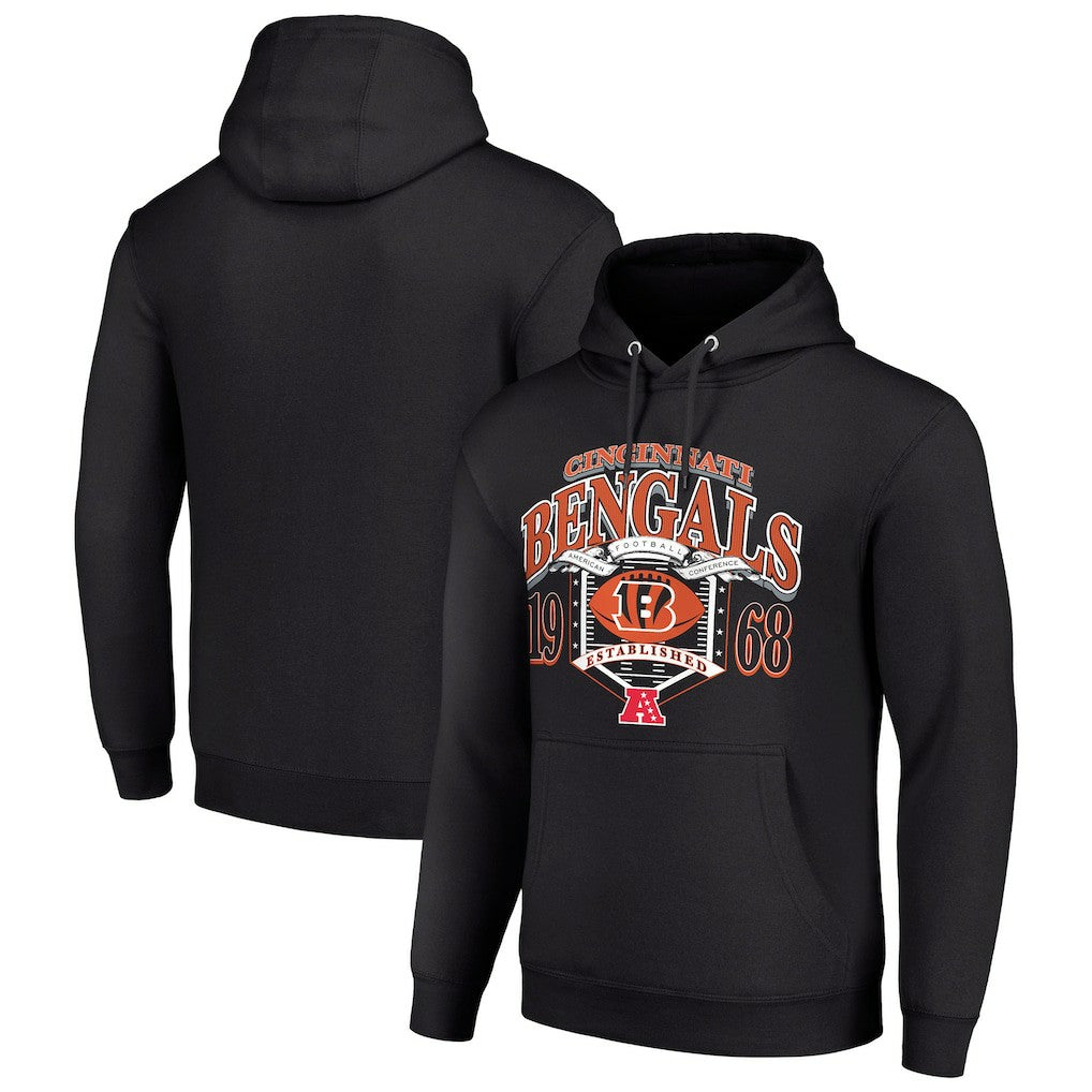 Cincinnati Bengals Starter 80s Retro Pullover Hoodie | NFL Near me