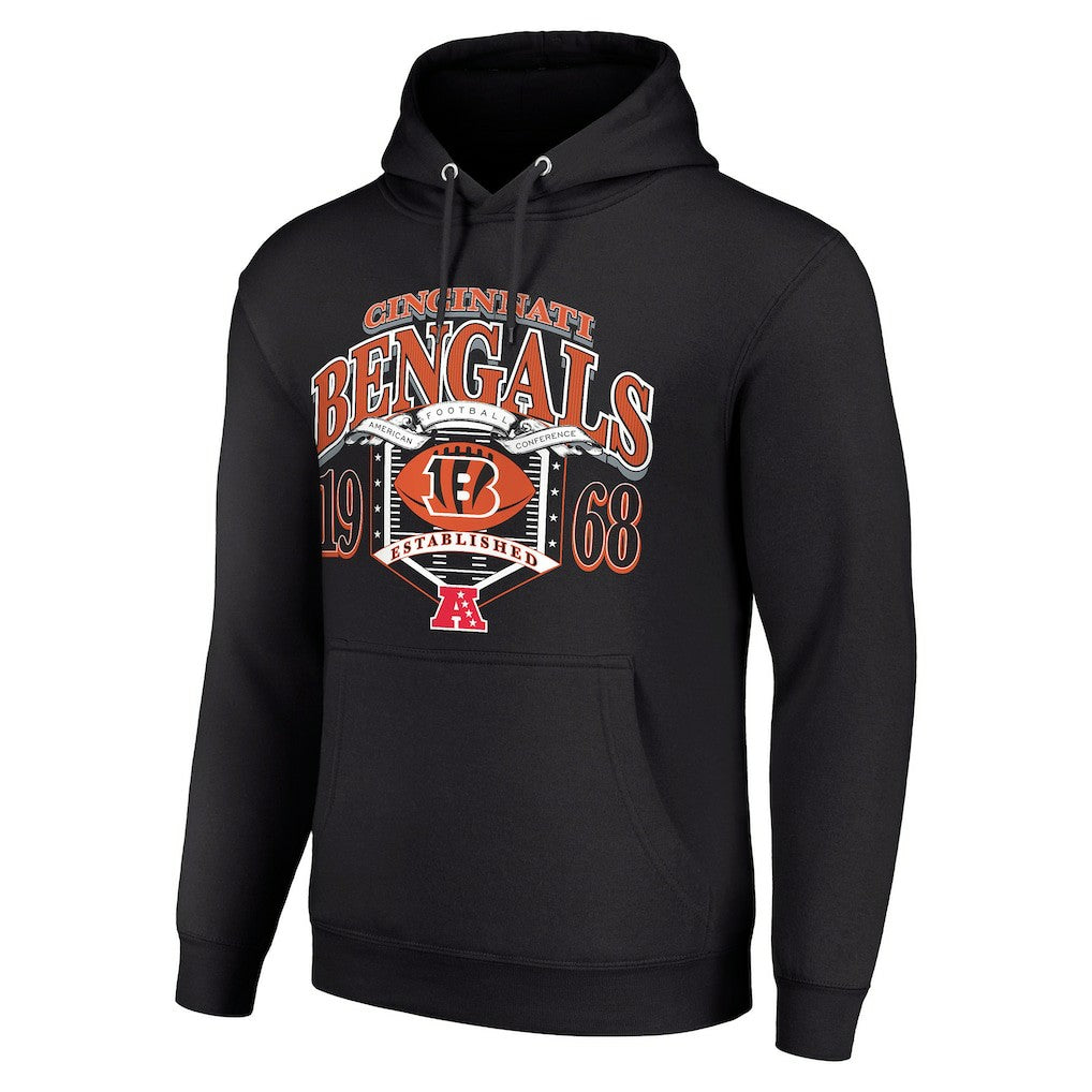 Cincinnati Bengals Starter 80s Retro Pullover Hoodie | NFL Near me