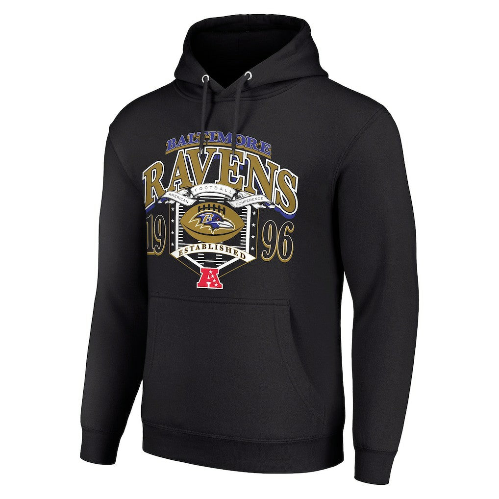 Baltimore Ravens Starter 80s Retro Pullover Hoodie | NFL Hot