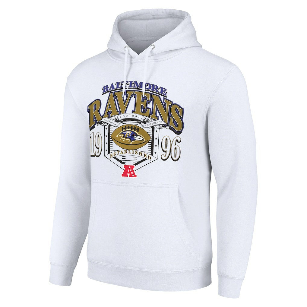 Baltimore Ravens Starter 80s Retro Pullover Hoodie | NFL Discount