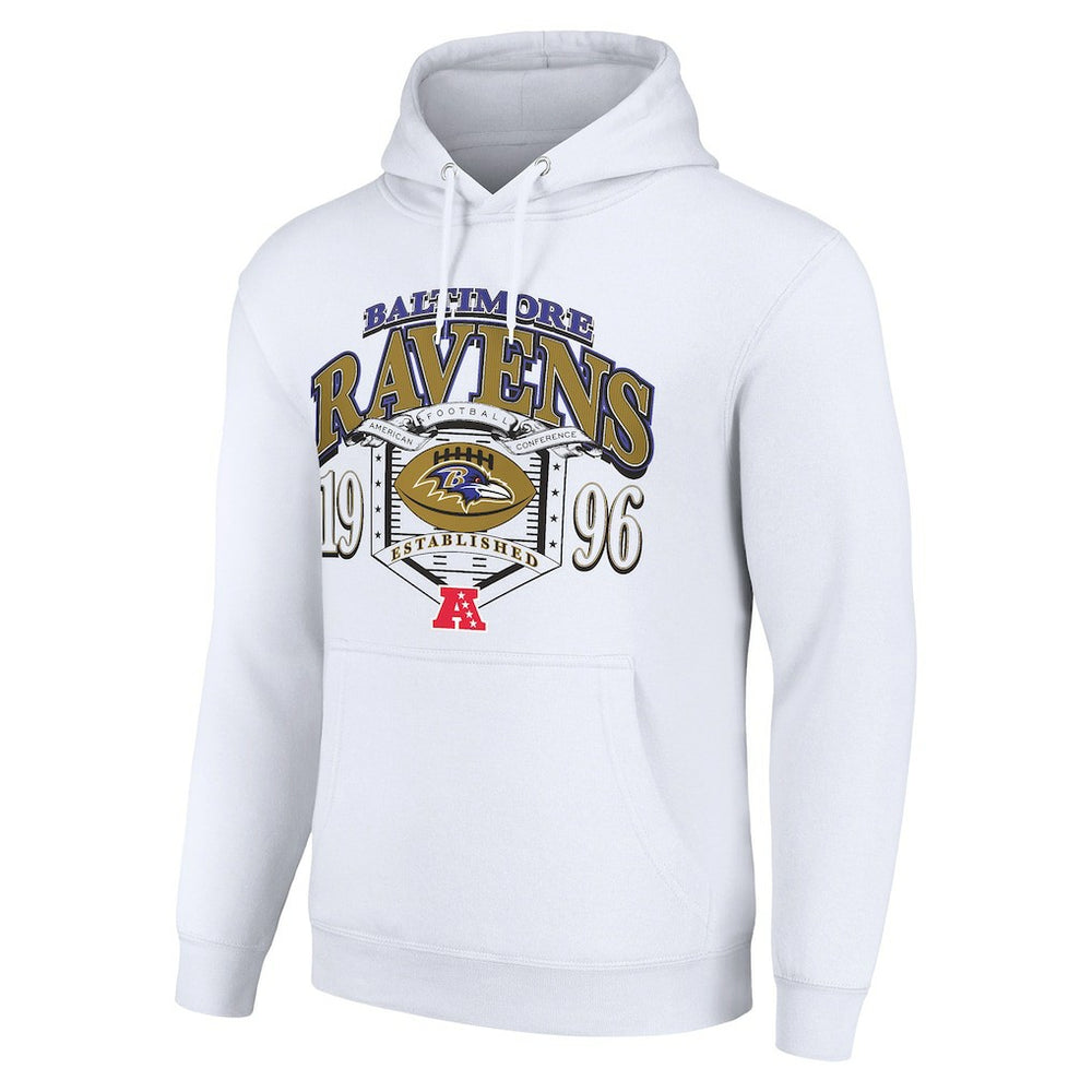 Baltimore Ravens Starter 80s Retro Pullover Hoodie | NFL Discount