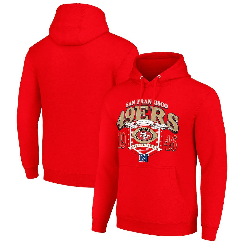 San Francisco 49ers Starter 80s Retro Pullover Hoodie | NFL Online