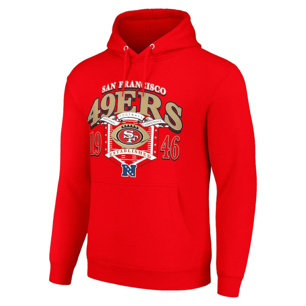 San Francisco 49ers Starter 80s Retro Pullover Hoodie | NFL Online