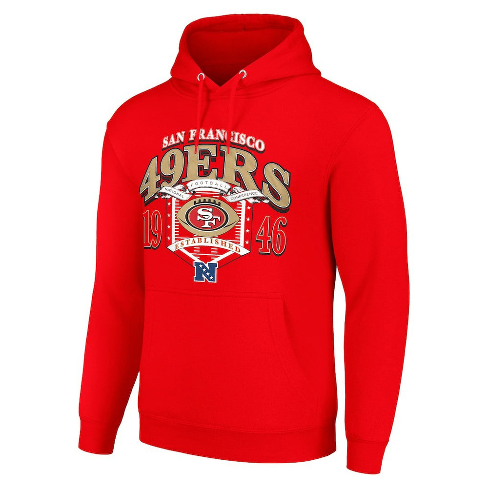 San Francisco 49ers Starter 80s Retro Pullover Hoodie | NFL Online