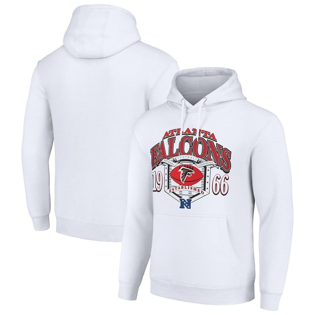 Atlanta Falcons Starter 80s Retro Pullover Hoodie | NFL Hot