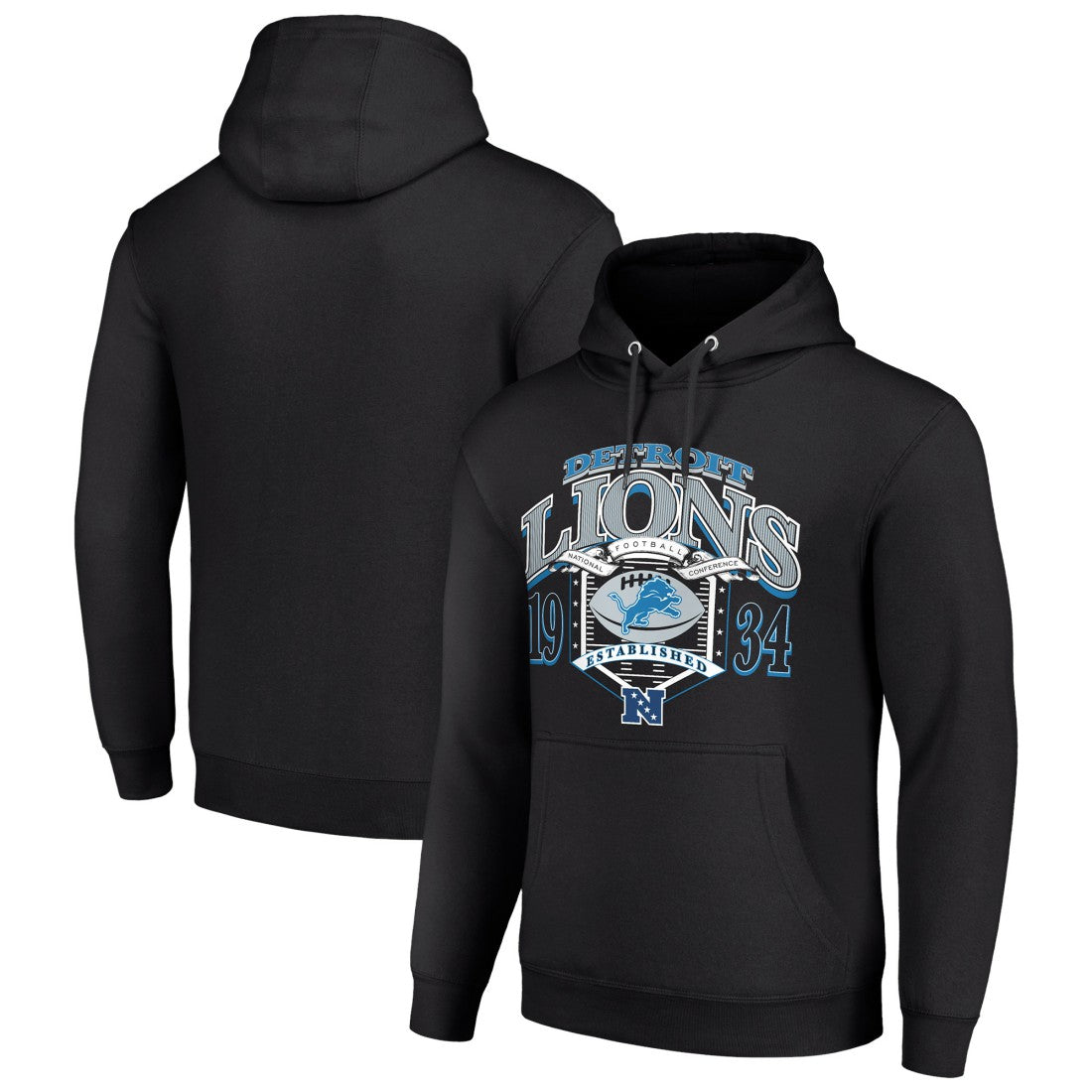 Detroit Lions Starter 80s Retro Pullover Hoodie | NFL Hot