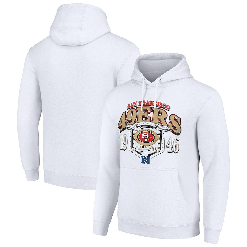 San Francisco 49ers Starter 80s Retro Pullover Hoodie | NFL US