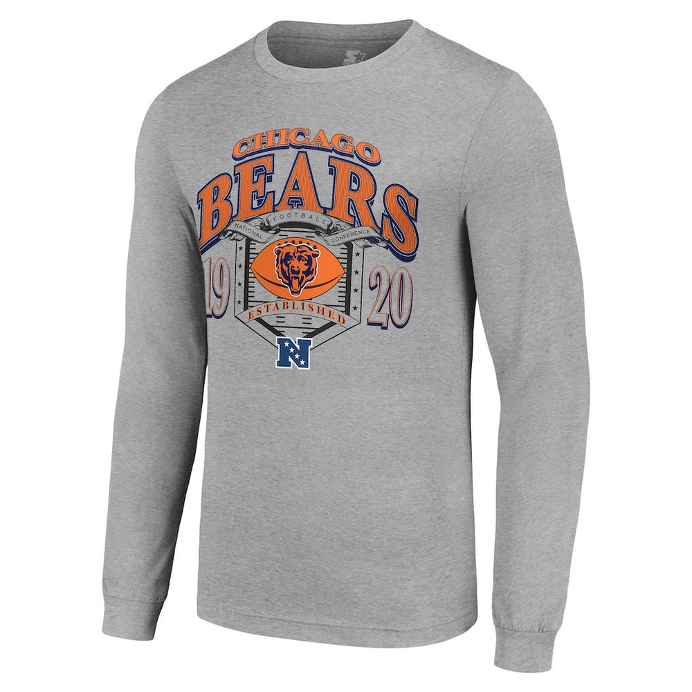 Chicago Bears Starter Retro Long Sleeve Graphic T-Shirt | NFL Hot