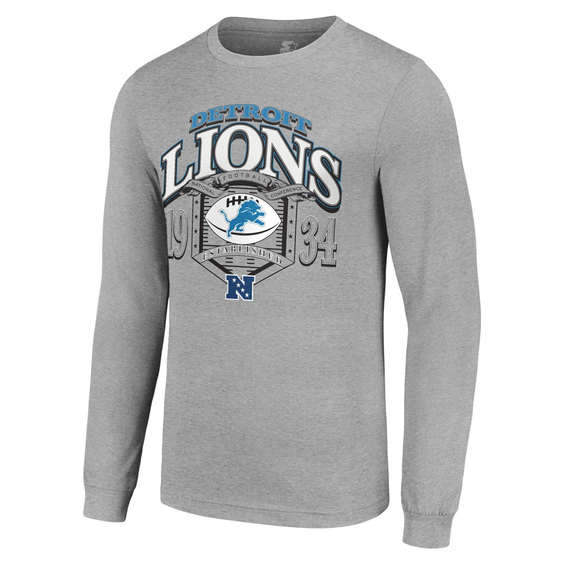 Detroit Lions Starter Retro Long Sleeve Graphic T-Shirt | NFL Hot
