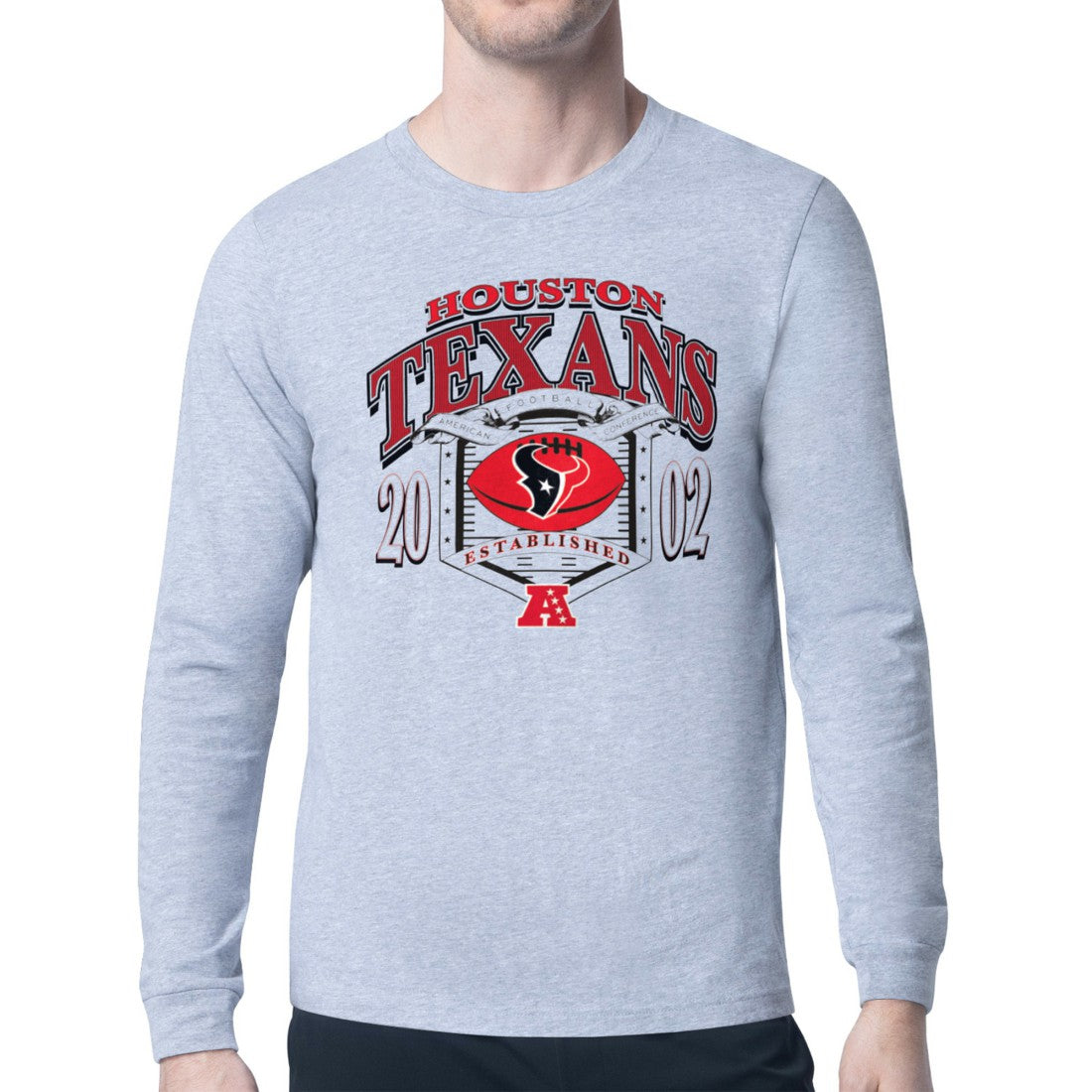 Houston Texans Starter Retro Long Sleeve Graphic T-Shirt | NFL US