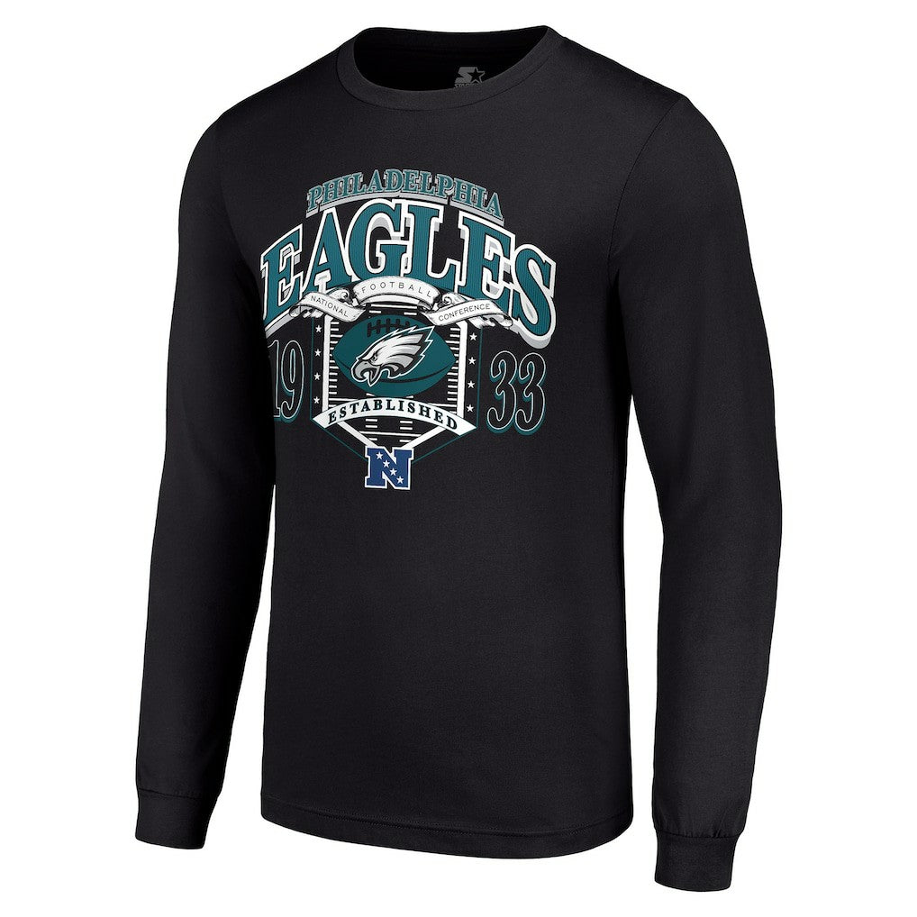 Philadelphia Eagles Starter Retro Long Sleeve Graphic T-Shirt | NFL Outlet