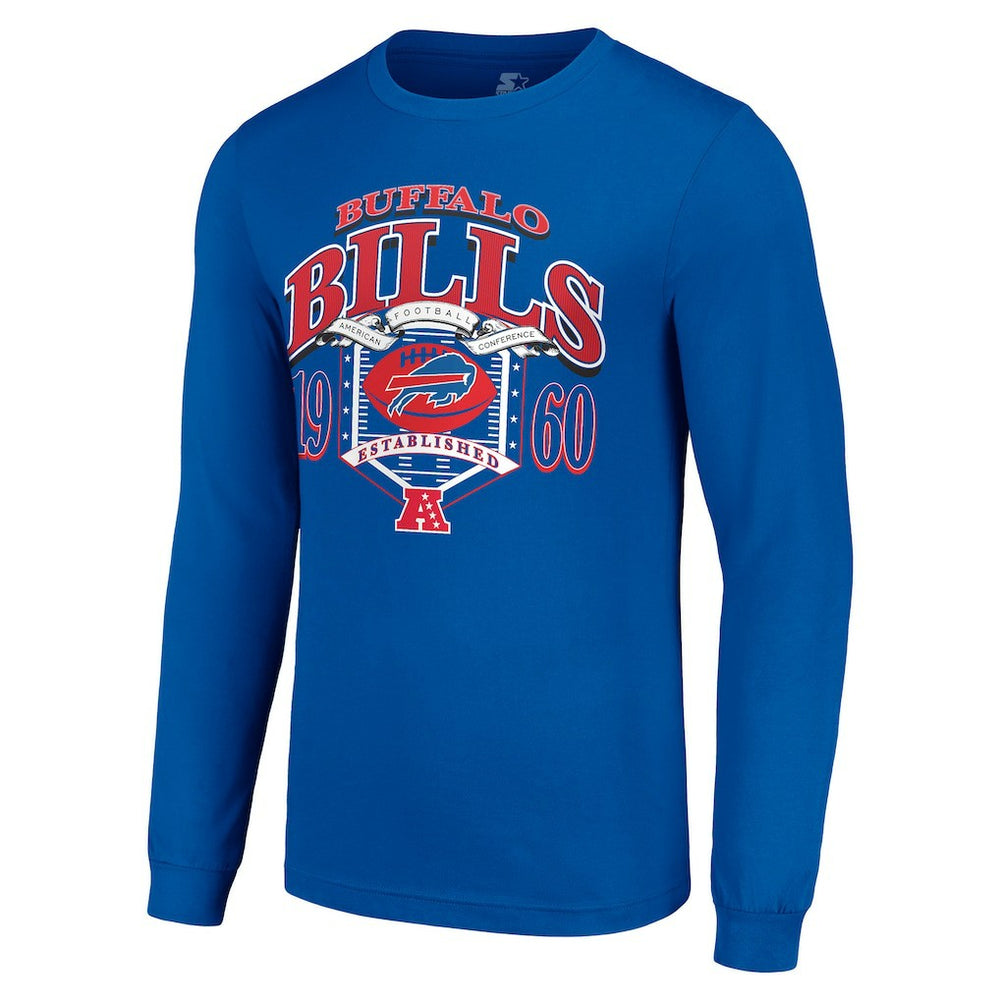 Buffalo Bills Starter Retro Long Sleeve Graphic T-Shirt | NFL Discount