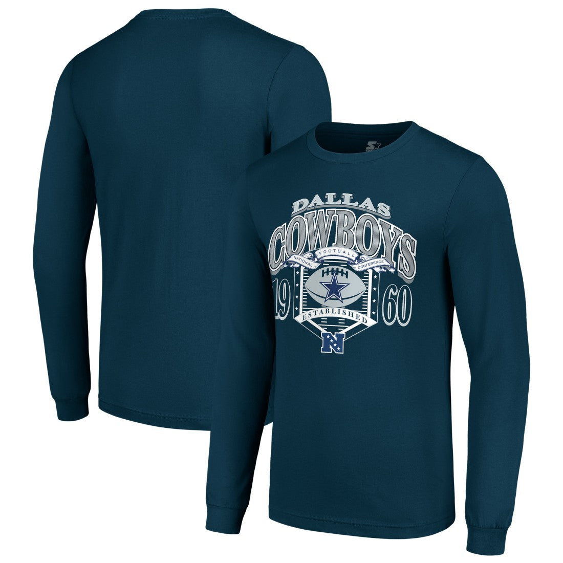 Dallas Cowboys Starter Retro Long Sleeve Graphic T-Shirt | NFL US