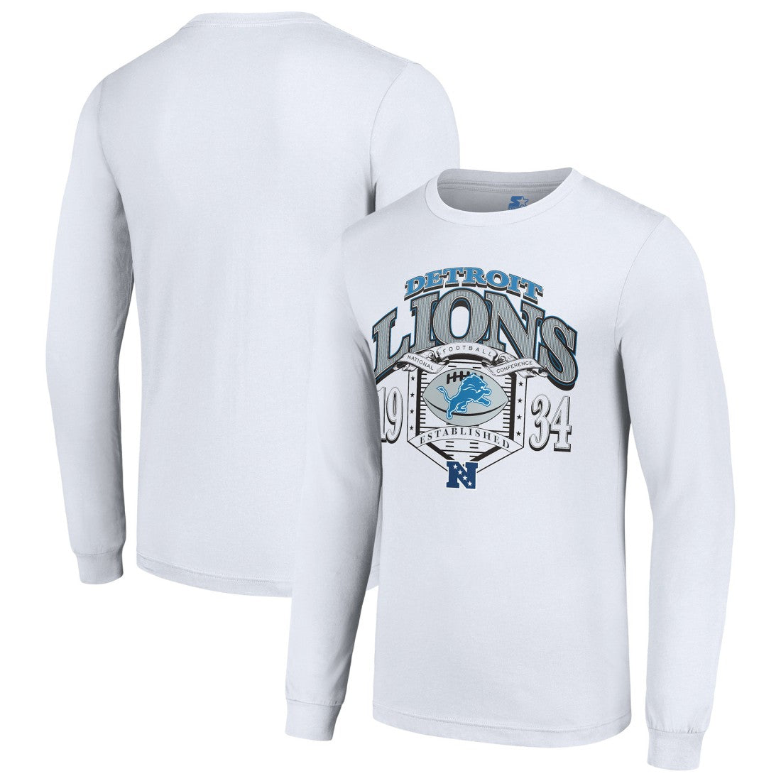 Detroit Lions Starter Retro Long Sleeve Graphic T-Shirt | NFL Near me
