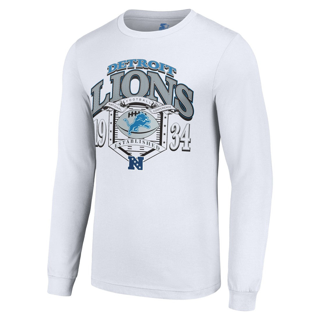 Detroit Lions Starter Retro Long Sleeve Graphic T-Shirt | NFL Near me