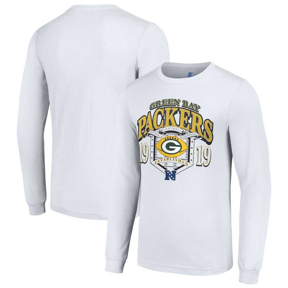 Green Bay Packers Starter Retro Long Sleeve Graphic T-Shirt | NFL US