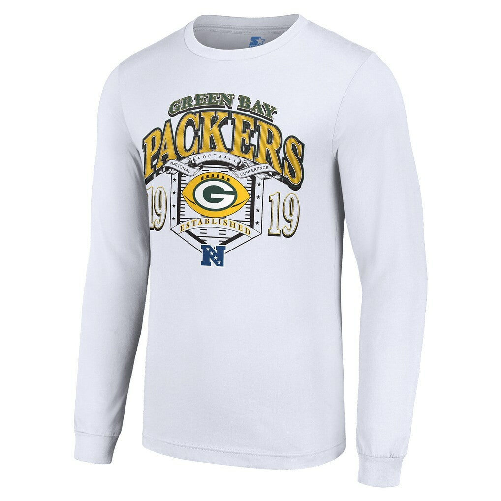 Green Bay Packers Starter Retro Long Sleeve Graphic T-Shirt | NFL US