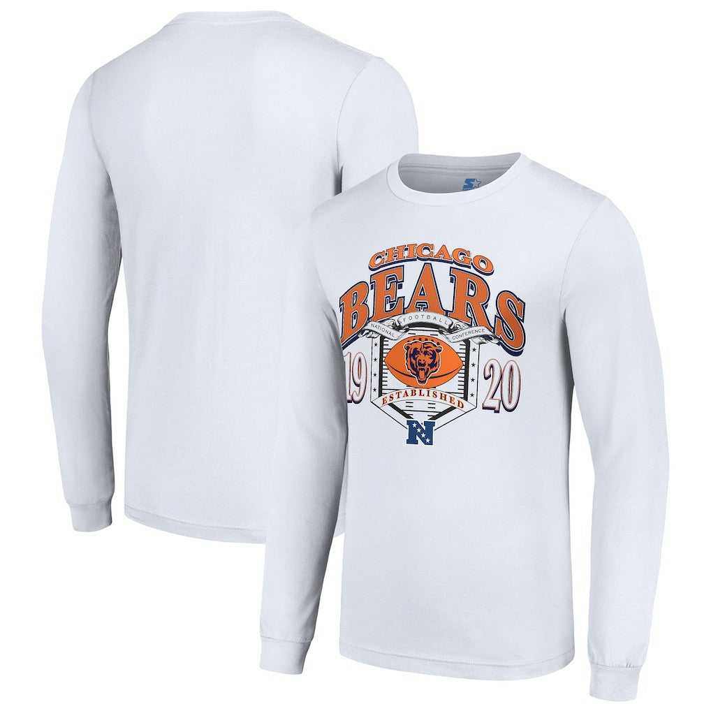 Chicago Bears Starter Retro Long Sleeve Graphic T-Shirt | NFL Sale
