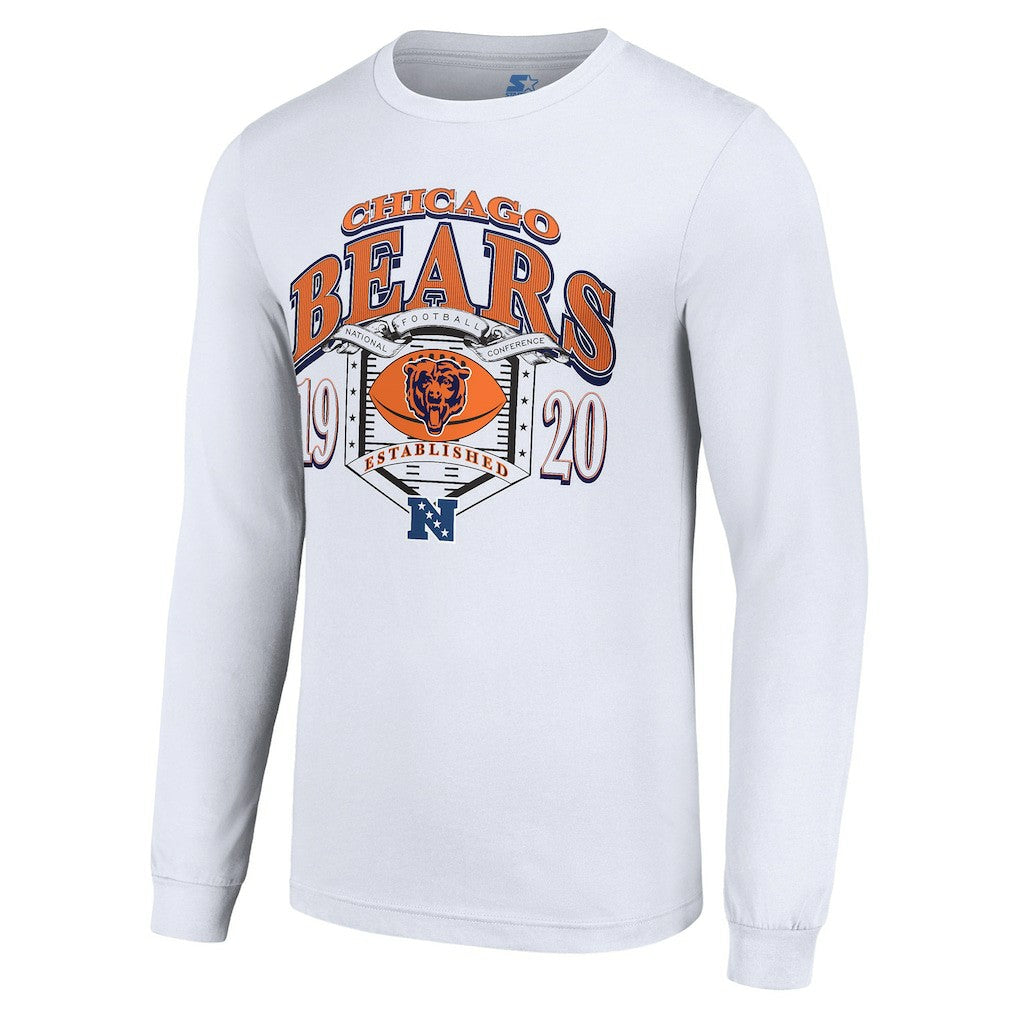 Chicago Bears Starter Retro Long Sleeve Graphic T-Shirt | NFL Sale