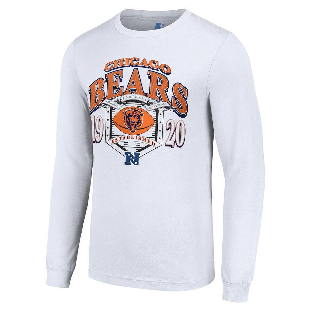 Chicago Bears Starter Retro Long Sleeve Graphic T-Shirt | NFL Sale