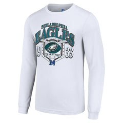 Philadelphia Eagles Starter Retro Long Sleeve Graphic T-Shirt | NFL Discount