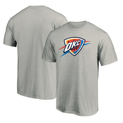 Heather Gray Oklahoma City Thunder Primary Logo T-Shirt | NBA