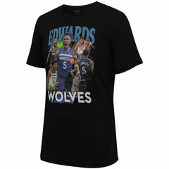 Black Anthony Edwards Minnesota Timberwolves Stadium Essentials Unisex Player Crossroads T-Shirt | NBA