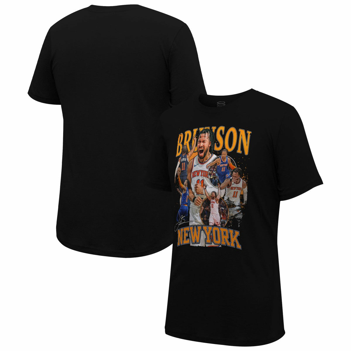 Black Jalen Brunson New York Knicks Stadium Essentials Unisex Player Crossroads T-Shirt | NBA