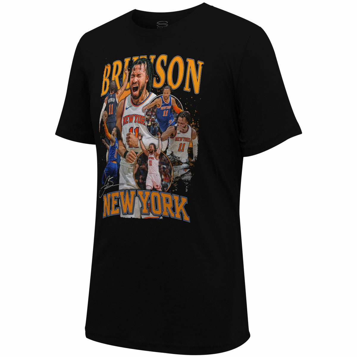 Black Jalen Brunson New York Knicks Stadium Essentials Unisex Player Crossroads T-Shirt | NBA