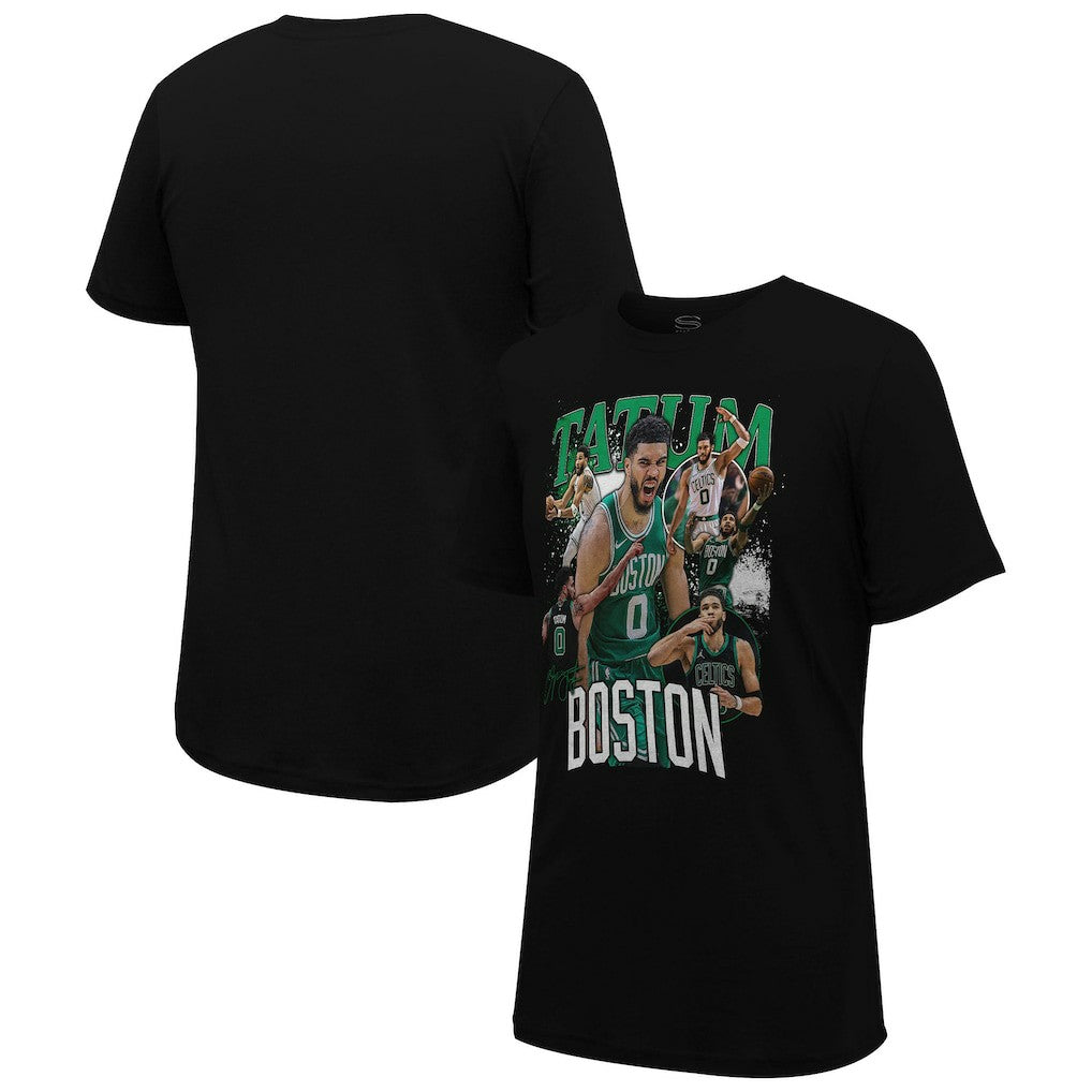 Black Jayson Tatum Boston Celtics Stadium Essentials Unisex Player Crossroads T-Shirt | NBA