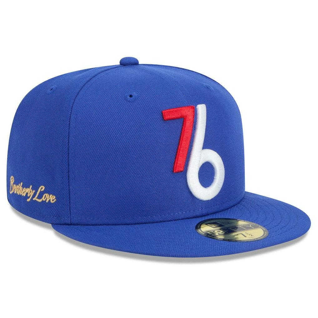 Royal Philadelphia 76ers 2024/25 City Edition Alternate 59FIFTY Fitted Hat | NBA