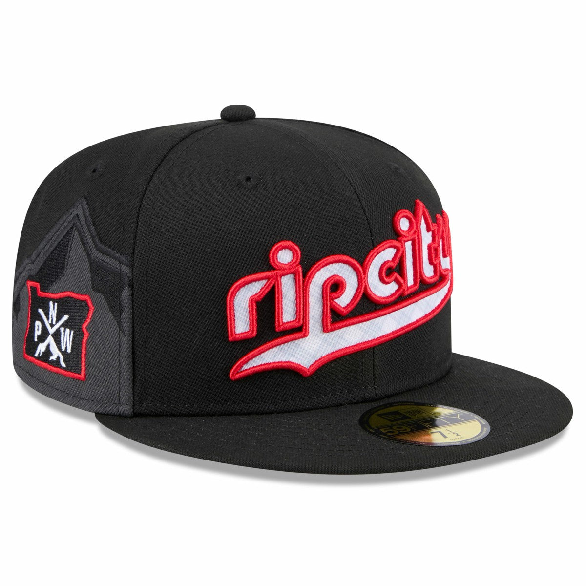 Black Portland Trail Blazers 2024/25 City Edition 59FIFTY Fitted Hat | NBA