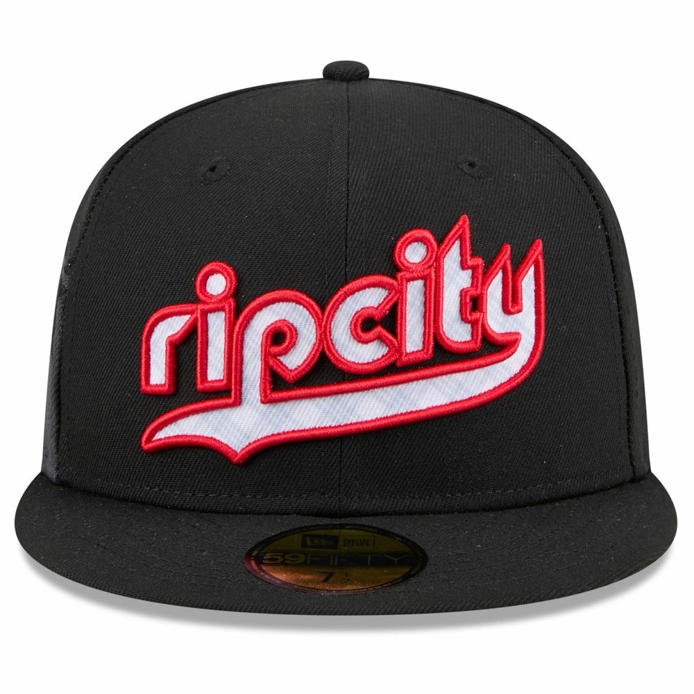 Black Portland Trail Blazers 2024/25 City Edition 59FIFTY Fitted Hat | NBA